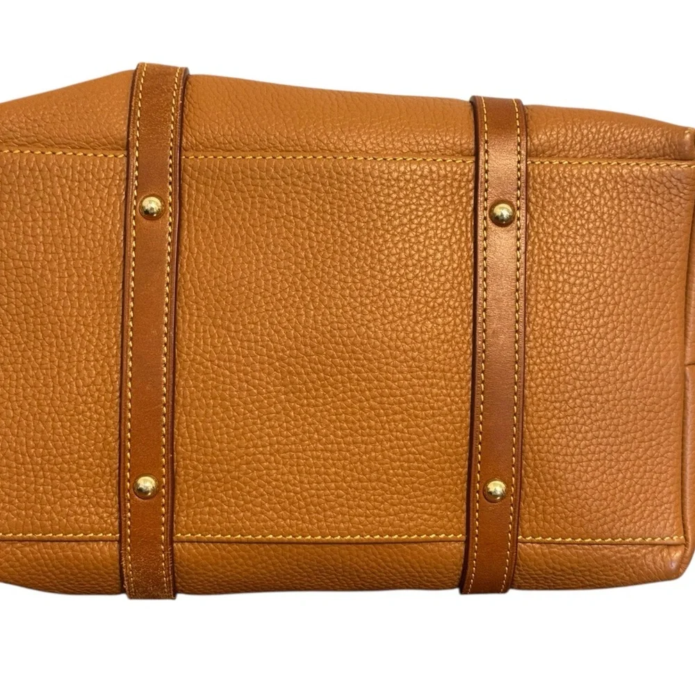 Dooney & Bourke Brown Leather Satchel - Picture 3 of 8